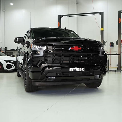 Black Silverado, Red Badge